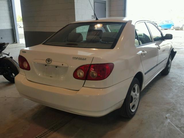 JTDBR32E260078197 - 2006 TOYOTA COROLLA CE WHITE photo 4