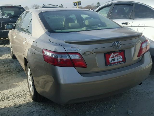 4T1BE46K57U730074 - 2007 TOYOTA CAMRY NEW GOLD photo 3