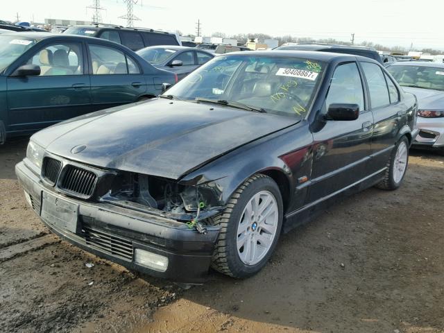 WBACD3328TAV15615 - 1996 BMW 328 I BLACK photo 2