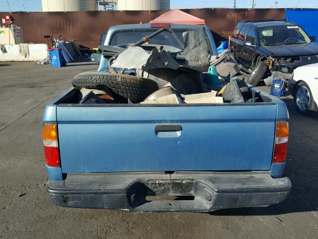 4TAUN41B3SZ043493 - 1995 TOYOTA TACOMA BLUE photo 6