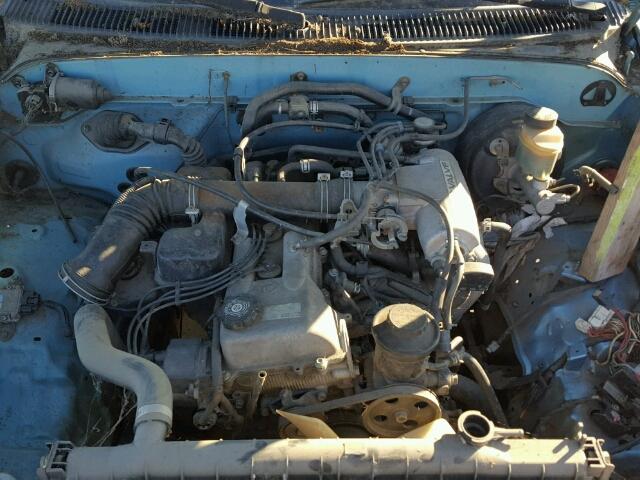 4TAUN41B3SZ043493 - 1995 TOYOTA TACOMA BLUE photo 7