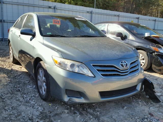 4T1BF3EK3BU714909 - 2011 TOYOTA CAMRY BASE GREEN photo 1