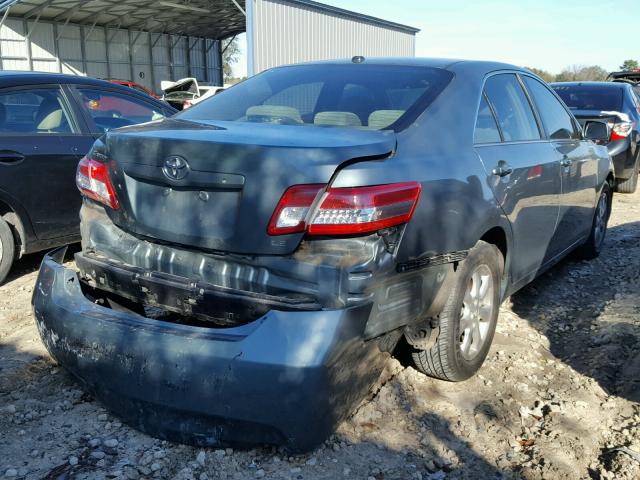 4T1BF3EK3BU714909 - 2011 TOYOTA CAMRY BASE GREEN photo 4