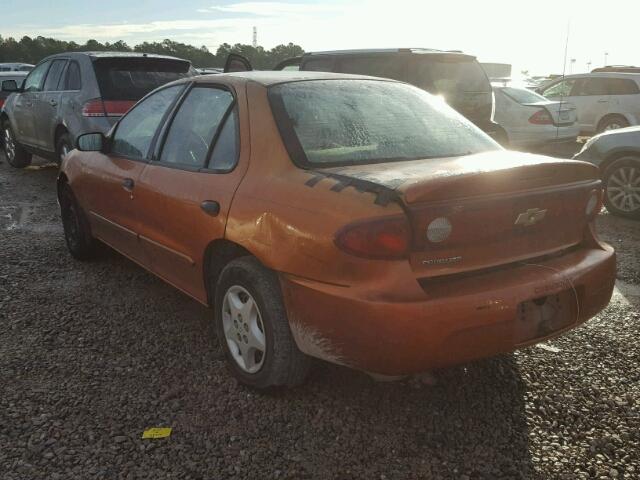 1G1JC52F847349634 - 2004 CHEVROLET CAVALIER ORANGE photo 3