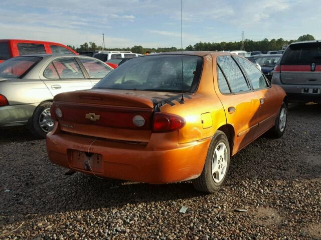 1G1JC52F847349634 - 2004 CHEVROLET CAVALIER ORANGE photo 4