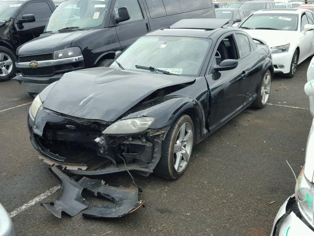 JM1FE173180214704 - 2008 MAZDA RX8 BLACK photo 2