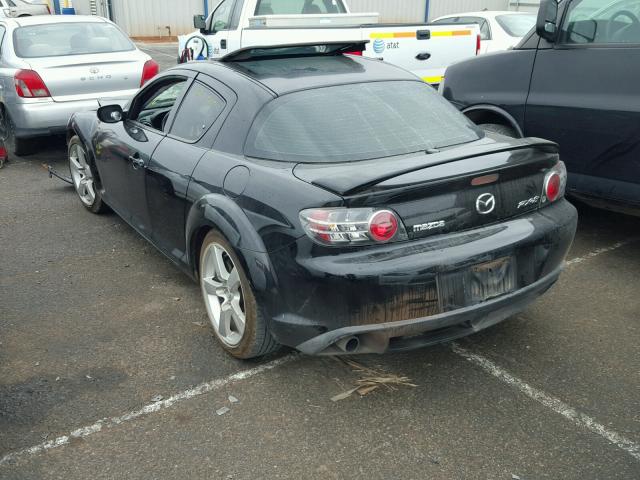 JM1FE173180214704 - 2008 MAZDA RX8 BLACK photo 3