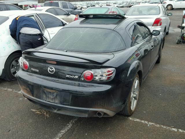 JM1FE173180214704 - 2008 MAZDA RX8 BLACK photo 4