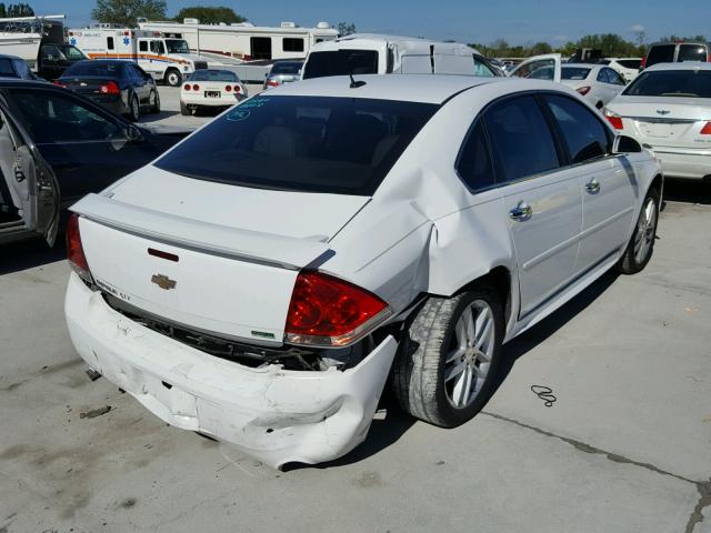 2G1WC5E38C1165331 - 2012 CHEVROLET IMPALA LTZ WHITE photo 4