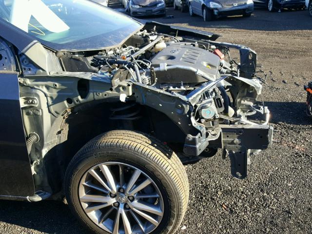 2T1BURHE2EC027795 - 2014 TOYOTA COROLLA L GRAY photo 9