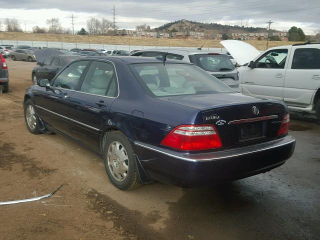 JH4KA96684C000594 - 2004 ACURA 3.5RL BLUE photo 3