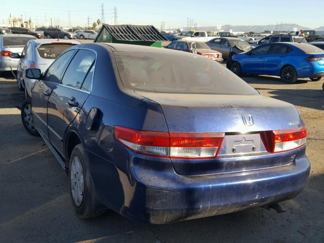 JHMCM56424C015711 - 2004 HONDA ACCORD LX BLUE photo 3