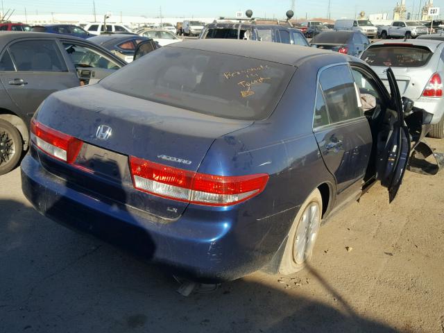 JHMCM56424C015711 - 2004 HONDA ACCORD LX BLUE photo 4