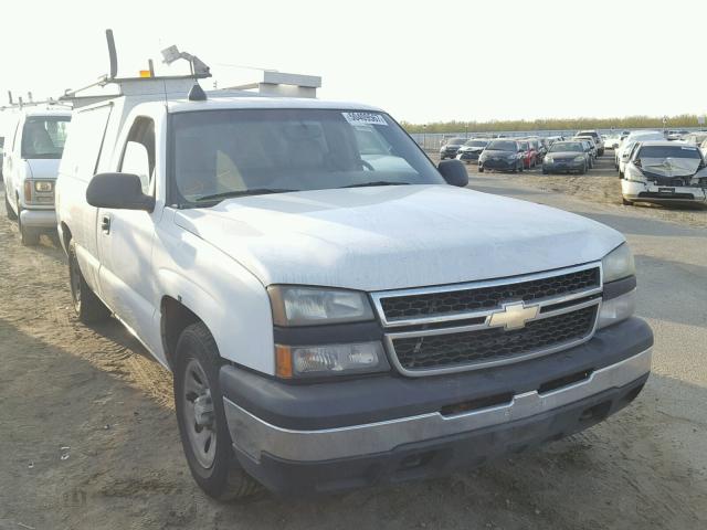 1GCEC14X27Z149669 - 2007 CHEVROLET SILVERADO WHITE photo 1