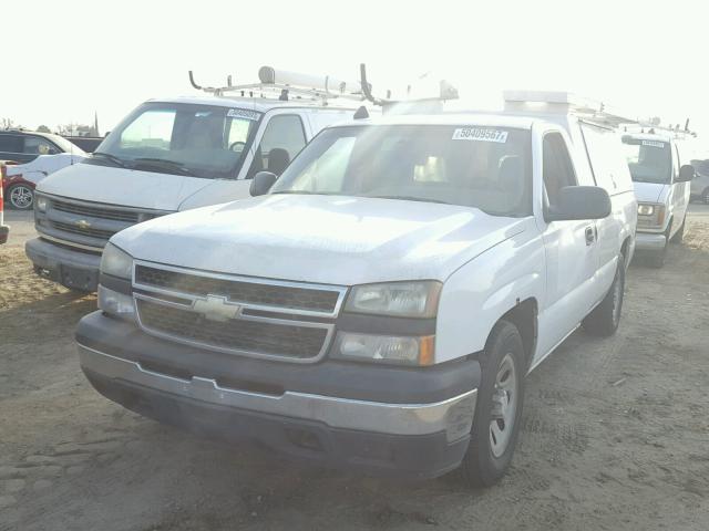 1GCEC14X27Z149669 - 2007 CHEVROLET SILVERADO WHITE photo 2