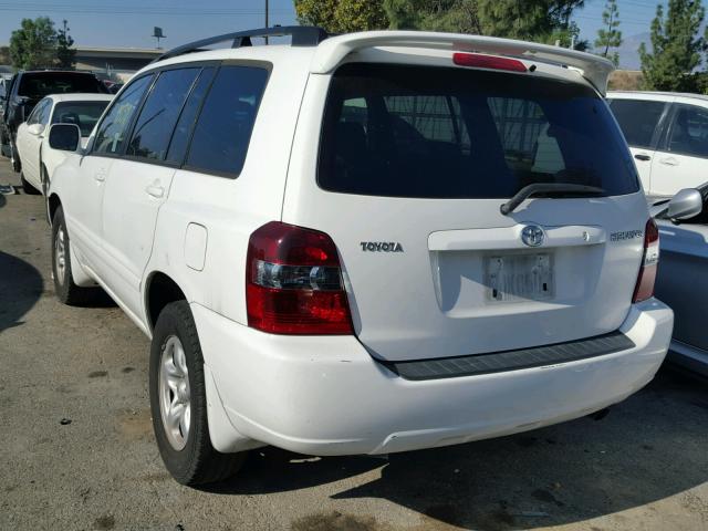 JTEGD21A040102602 - 2004 TOYOTA HIGHLANDER WHITE photo 3