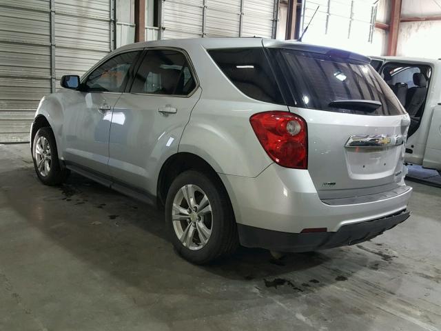 2GNALBEK3C1147429 - 2012 CHEVROLET EQUINOX LS SILVER photo 3