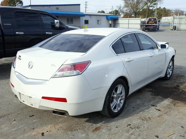 19UUA86269A023328 - 2009 ACURA TL WHITE photo 4