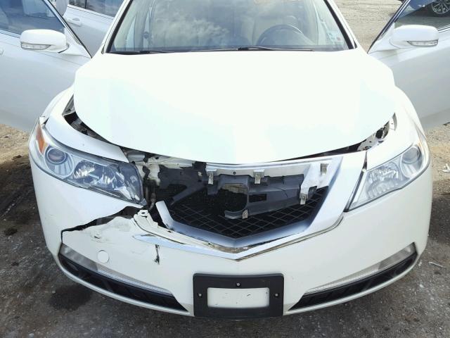 19UUA86269A023328 - 2009 ACURA TL WHITE photo 7