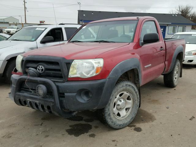 5TEPX42N57Z343326 - 2007 TOYOTA TACOMA RED photo 3