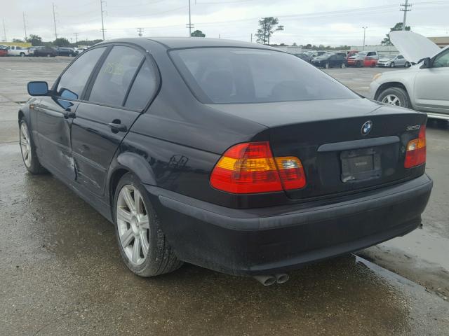 WBAET37462NH02028 - 2002 BMW 325 I BLACK photo 3