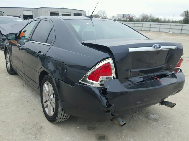 3FAHP08147R179235 - 2007 FORD FUSION SEL BLACK photo 3