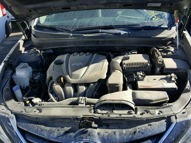 5NPEB4ACXDH684791 - 2013 HYUNDAI SONATA GLS GRAY photo 7