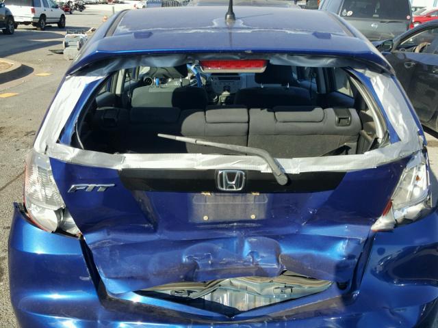 JHMGE88459S073953 - 2009 HONDA FIT SPORT BLUE photo 9