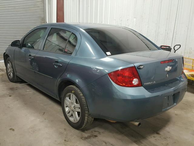 1G1AL52F657528739 - 2005 CHEVROLET COBALT LS BLUE photo 3