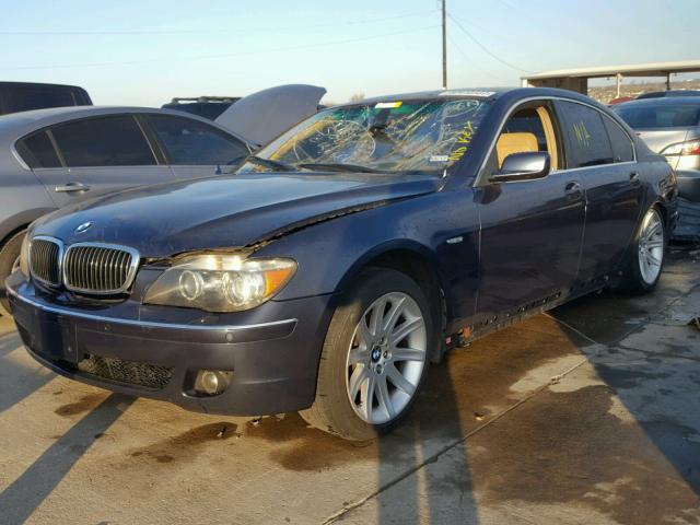 WBAHL83566DT00026 - 2006 BMW 750 I BLUE photo 2