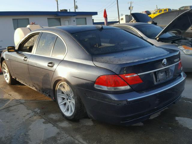 WBAHL83566DT00026 - 2006 BMW 750 I BLUE photo 3