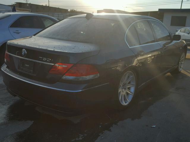 WBAHL83566DT00026 - 2006 BMW 750 I BLUE photo 4