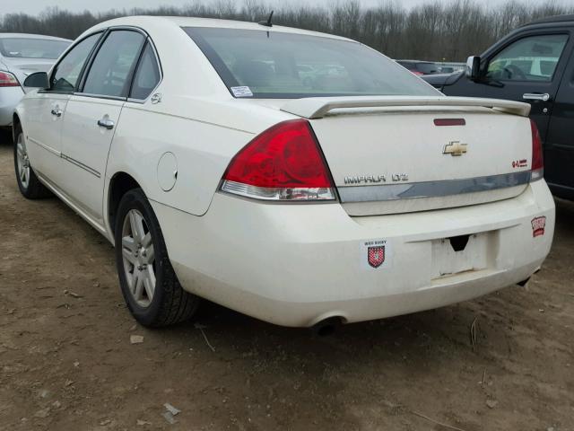 2G1WU58R079152805 - 2007 CHEVROLET IMPALA LTZ WHITE photo 3