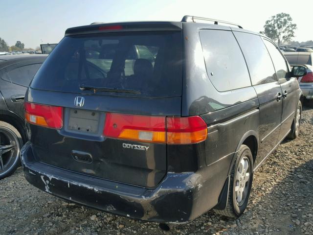 5FNRL18913B066229 - 2003 HONDA ODYSSEY EX BLUE photo 4