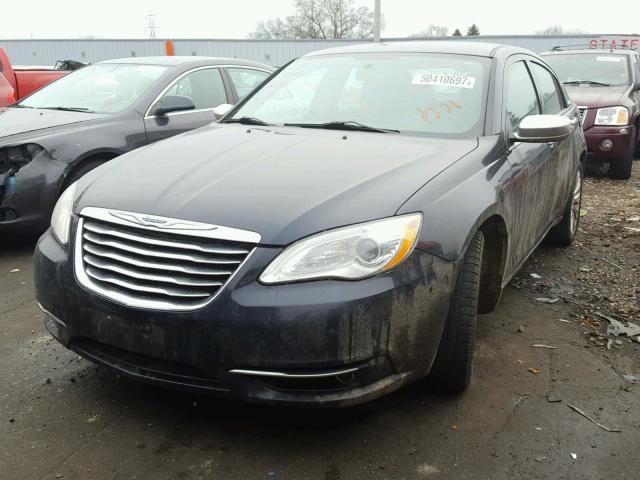 1C3BC2FG1BN533775 - 2011 CHRYSLER 200 LIMITE BLACK photo 2