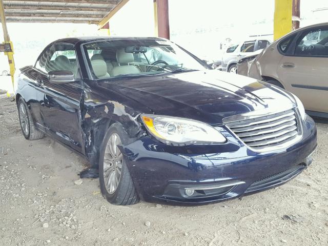 1C3BC7EG8BN539717 - 2011 CHRYSLER 200 LIMITE BLUE photo 1