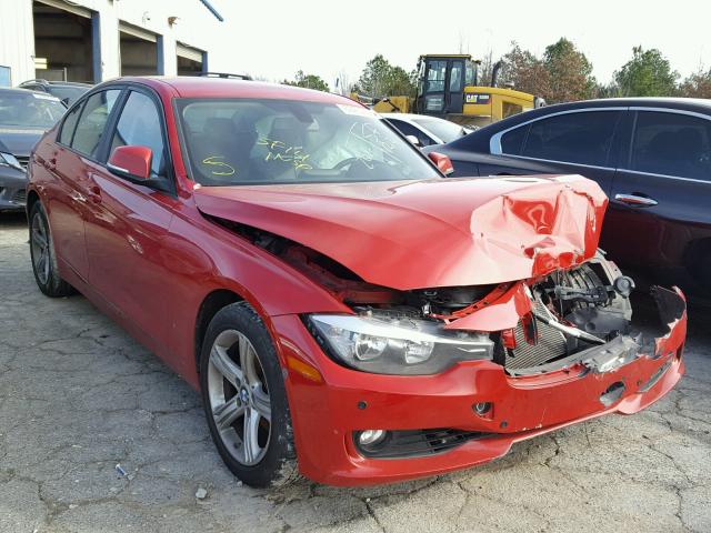 WBA3B1C59EK133823 - 2014 BMW 320 I RED photo 1