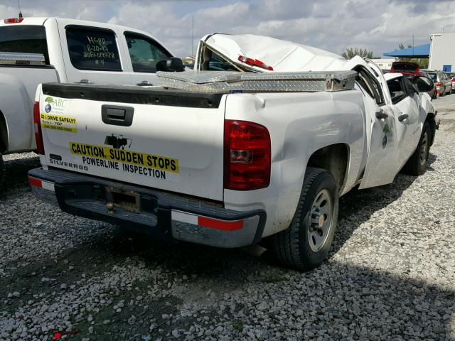 3GCPCPEA8CG244527 - 2012 CHEVROLET SILVERADO WHITE photo 4