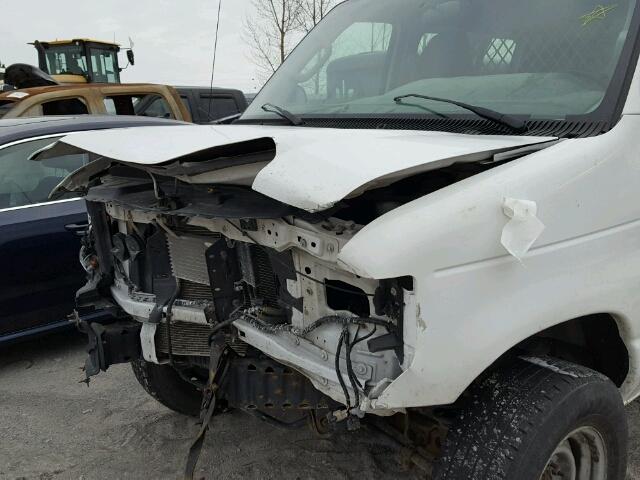 1FTNE2EW5CDA73944 - 2012 FORD ECONOLINE WHITE photo 9