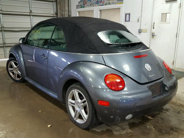 3VWCD31Y44M324219 - 2004 VOLKSWAGEN NEW BEETLE 灰色 照片 3