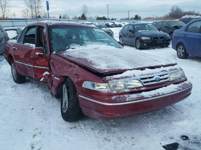 2FALP73W5TX108854 - 1996 FORD CROWN VICT RED photo 1