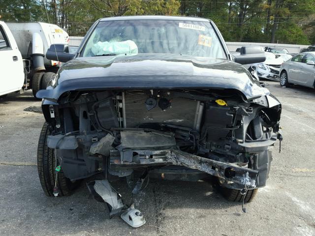 1D7RB1CT9AS178417 - 2010 DODGE RAM 1500 BLACK photo 9