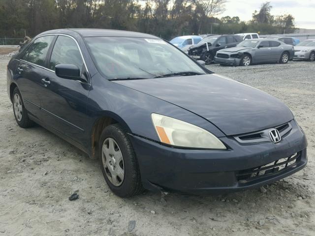 1HGCM55465A193591 - 2005 HONDA ACCORD LX BLUE photo 1