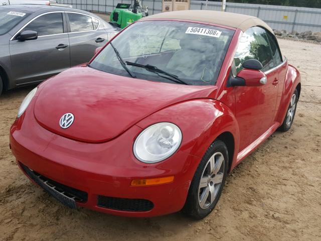 3VWRF31Y26M316515 - 2006 VOLKSWAGEN NEW BEETLE 红色 照片 2