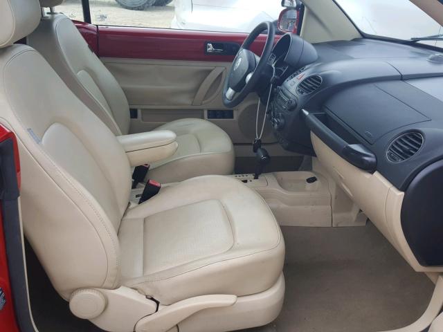 3VWRF31Y26M316515 - 2006 VOLKSWAGEN NEW BEETLE 红色 照片 5