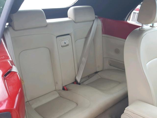 3VWRF31Y26M316515 - 2006 VOLKSWAGEN NEW BEETLE 红色 照片 6