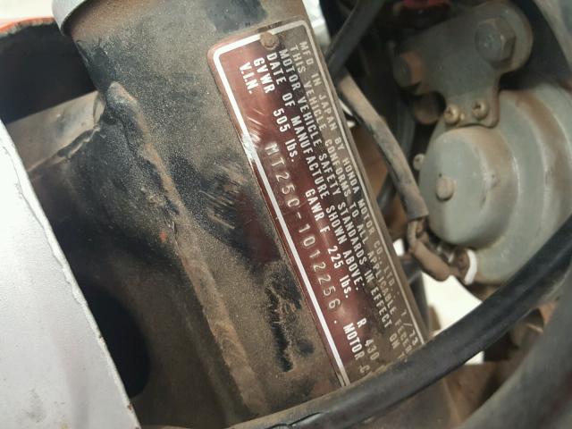 MT2501012256 - 1974 HONDA MT250 Сріблястий фото 10