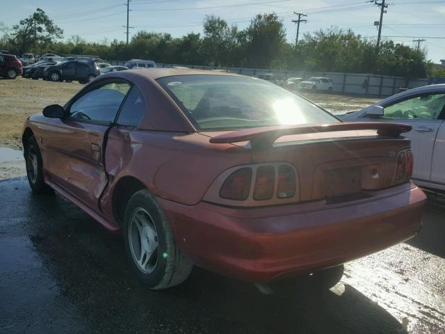 1FAFP4049WF117958 - 1998 FORD MUSTANG RED photo 3