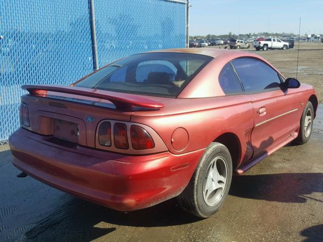 1FAFP4049WF117958 - 1998 FORD MUSTANG RED photo 4