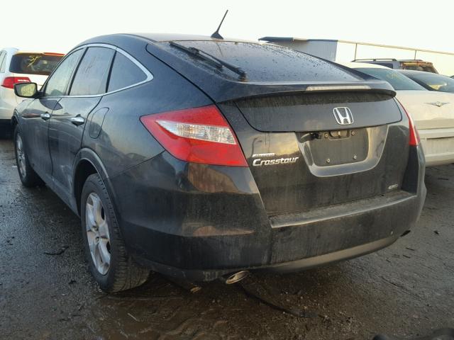 5J6TF2H56BL002421 - 2011 HONDA ACCORD CRO BLACK photo 3